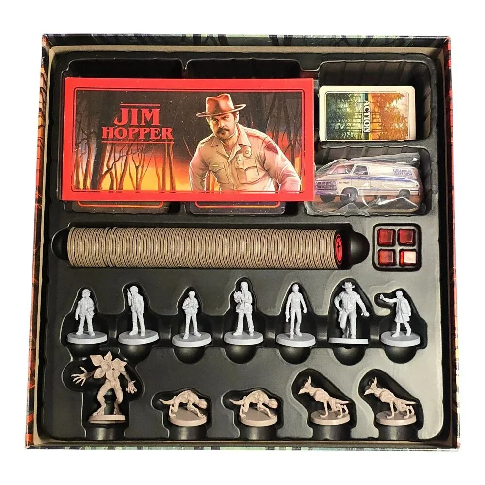 Stranger Things Upside Down Board Game Netflix CMON - 2023 Rob Daviau Complete